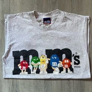 Grey M&M’s T Shirt Size Small.